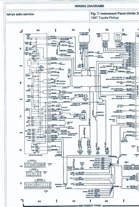 1994 toyota pickup wiring harness diagram 